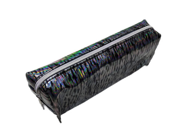 DERİ DESENLİ LÜKS TEK FERMUARLI KALEMLİK 026